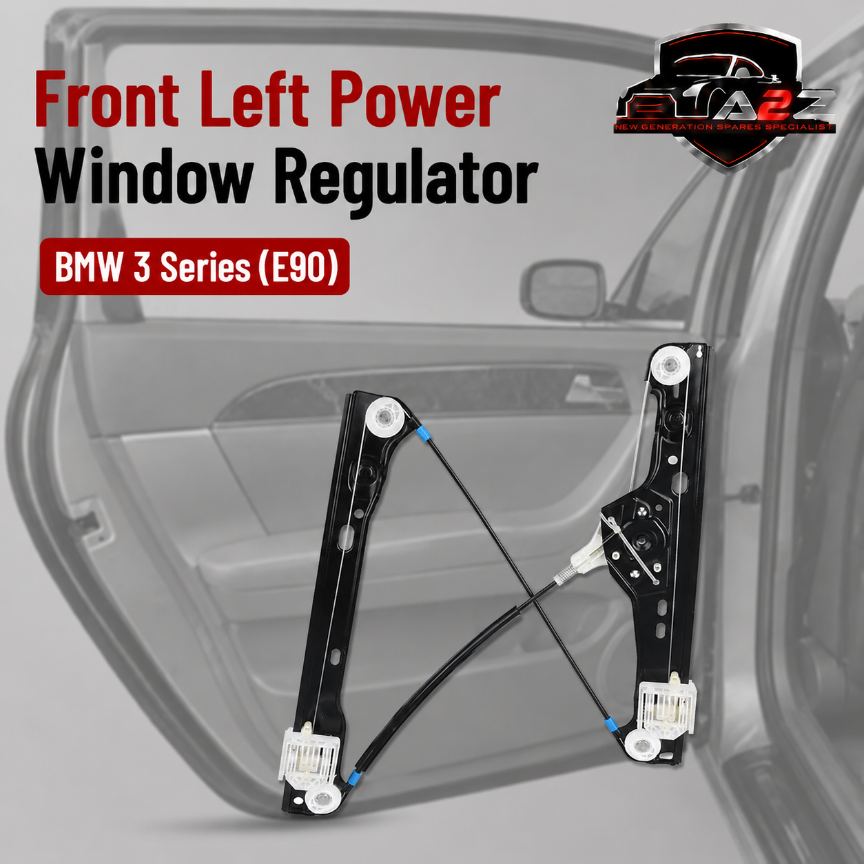 Front Left  Power Window Regulator 51337140587 Compatible with BMW 3  Series (E90)