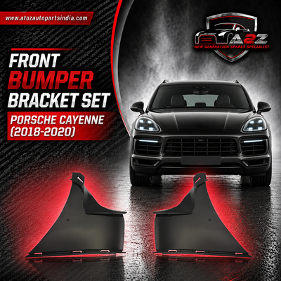 Front Bumper Bracket Set Right 9Y0807958 & Left 9Y0807957 Compatible With Porsche Cayenne (2018-2020) Tag No.430