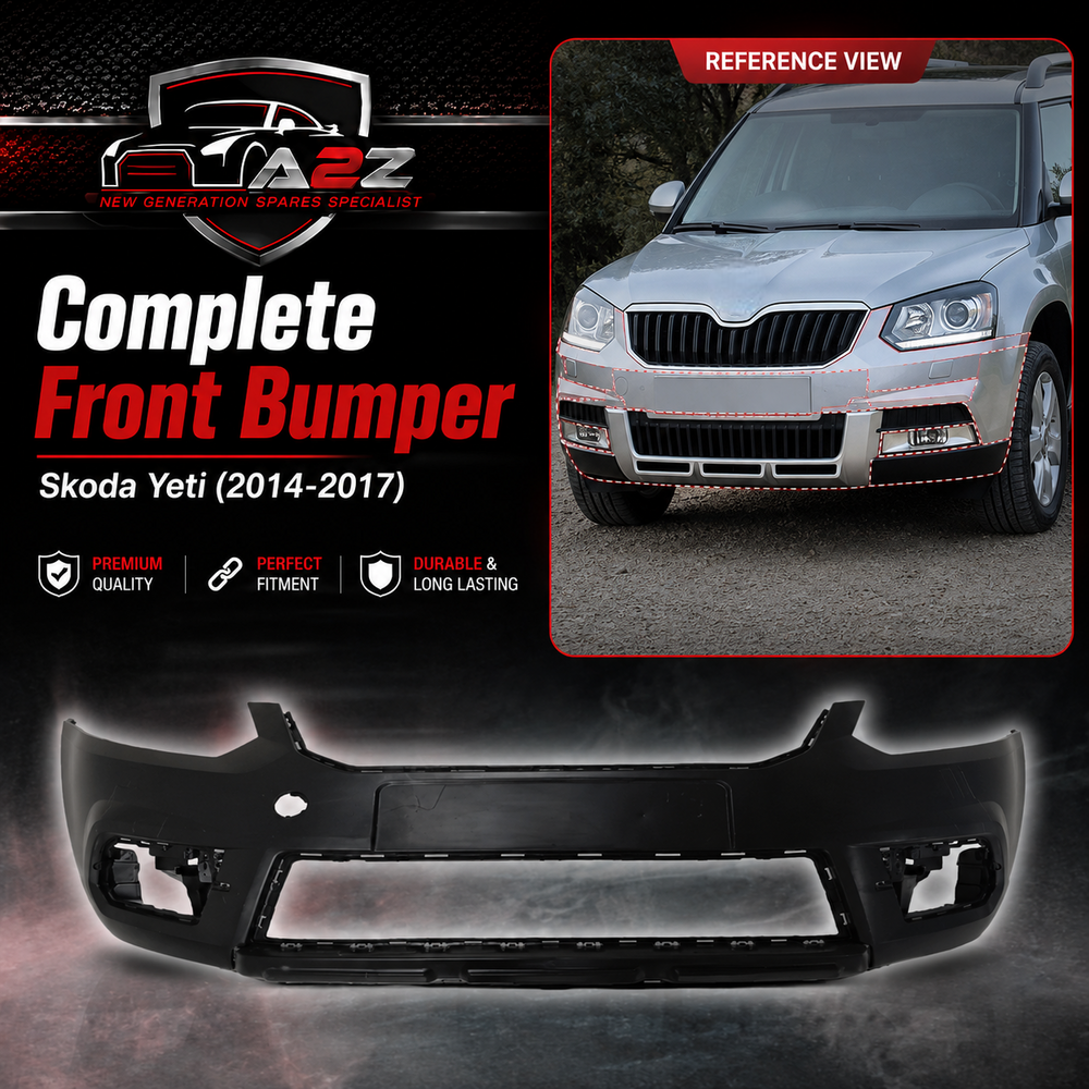 Complete Front Bumper 5L0807221K Compatible With Skoda Yeti (2014-2017) Tag No.1102