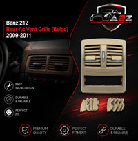 Rear Ac Vent Grille (Beige) 21283010541148 Compatible With  Benz 212 2009-2011