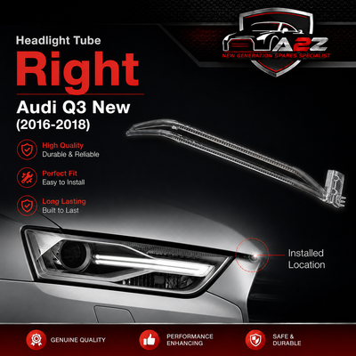 Headligth Tube Right 8U0941044C Compatible With Audi Q3 New  (2016-2018) Tag No.153