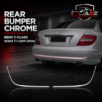 Rear Bumper Chrome Left 2048852921 & Right 2048853021 Compatible With MERCEDES BENZ C-CLASS W204 T-1 2011-2014 Tag No.122