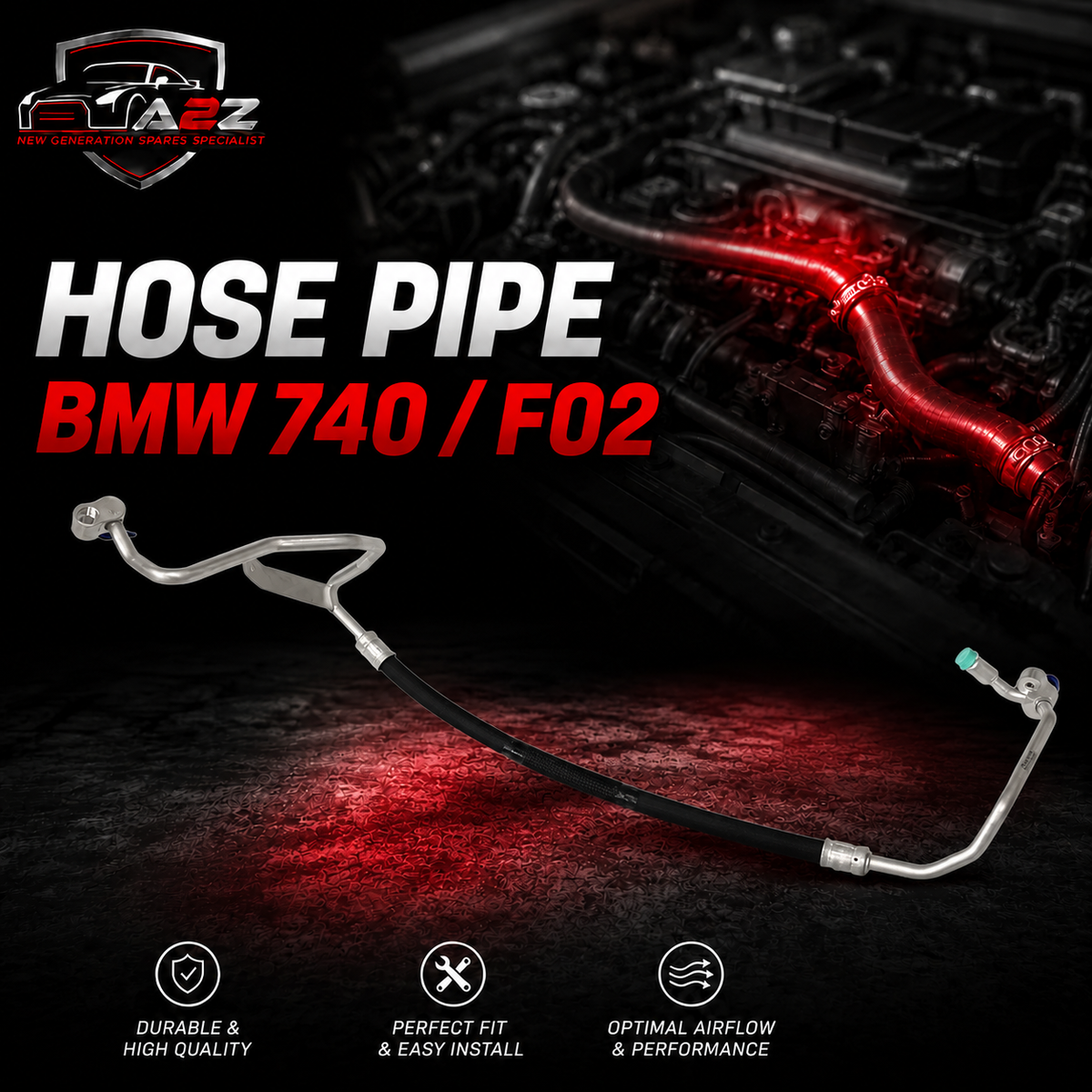 Hose Pipe 64539120007 Compatible With BMW 740 / F02