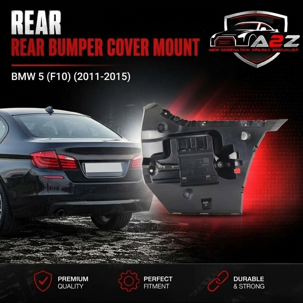 Rear Bumper Cover Mount Left 51127184767 & Right 51127184768 Compatible With BMW 5 (F10) (2011-2015) Tag No.1602