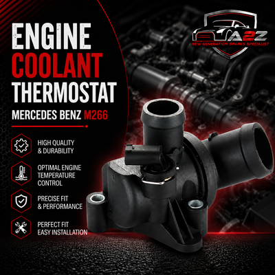 Engine Coolant Thermostat 2662030675 Compatible With Mercedes Benz M266