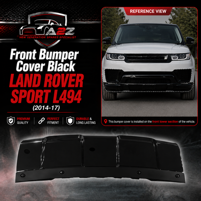 Front Bumper Cover Black LR045037 Compatible With LAND ROVER SPORT L494 (2014-17)