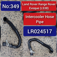 InterCooler Hose Pipe LR24517 Compatible With Land Rover Rang Rover L538 Tag No.349