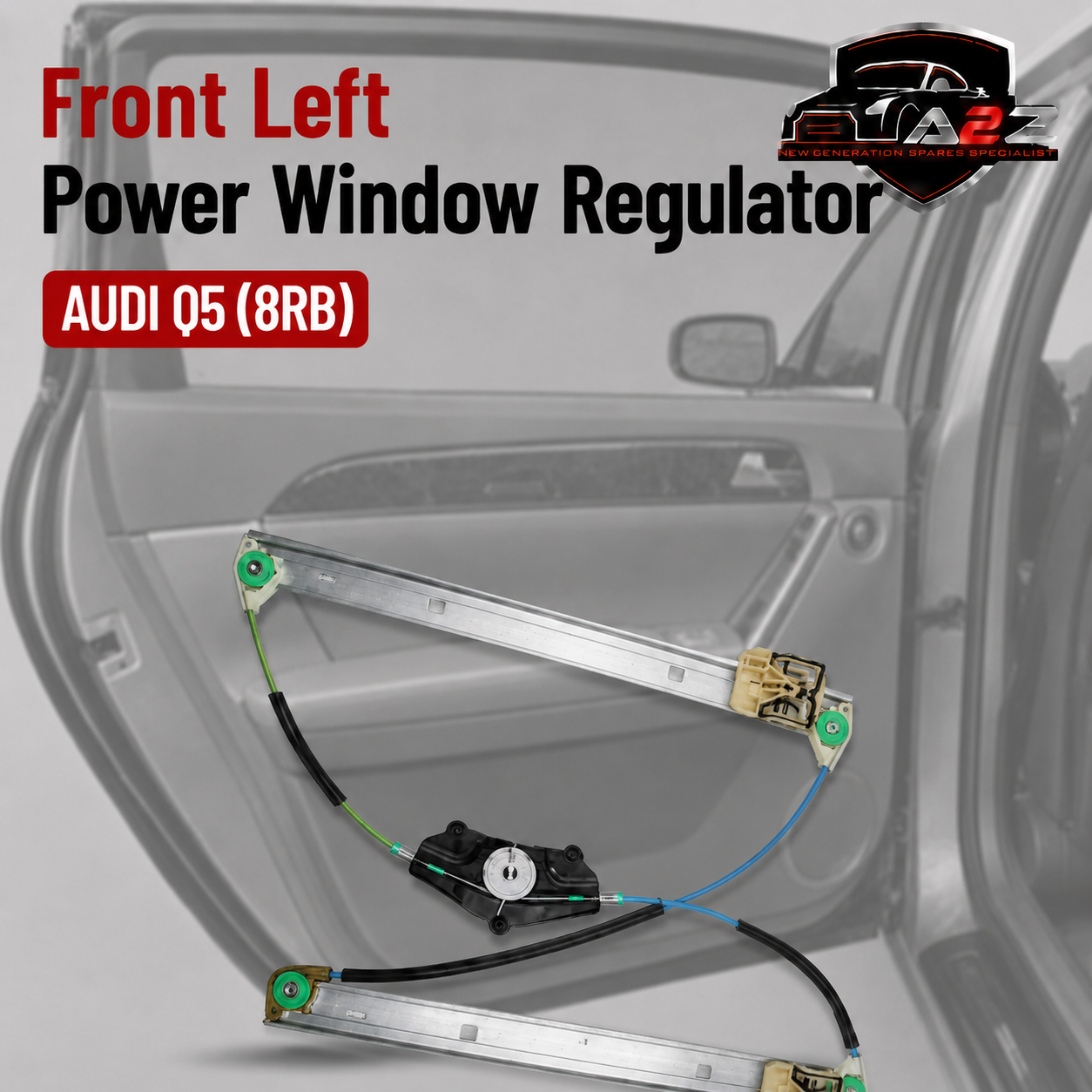 Front Left Power Window Regulator 8R0837461 Compatible with AUDI Q5 (8RB)