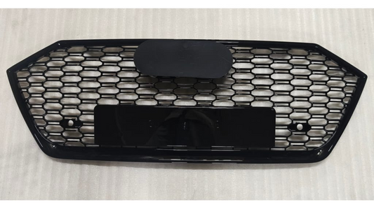 RS7 Full Black Honeycomb Show Grill Compatible With Audi = A7 (2019-24) Tag No.242
