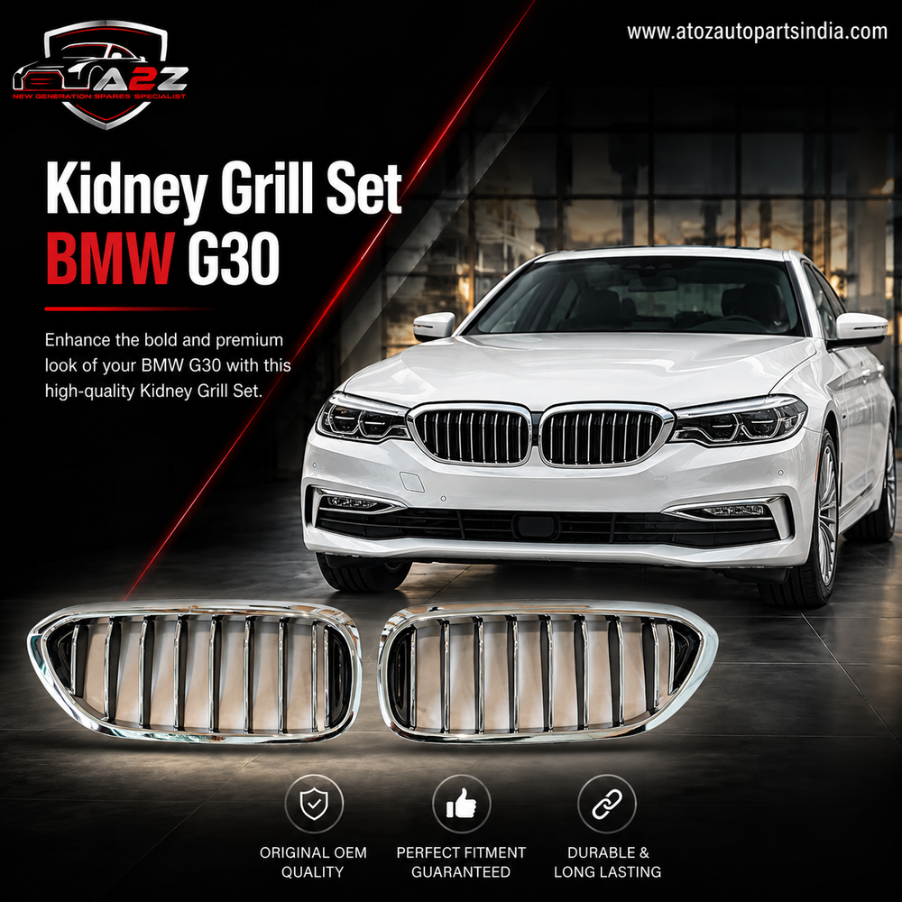 Kidney Grill Set 51137390865  = L.H & 51137390866 = R.H Compatible With BMW 5 Series G30  Tag 77
