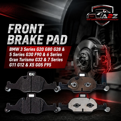 Front Brake Pad 34106883469 2590001  P060107  Compatible With BMW 3 Series G20 G80 G28 & 5 Series G30 F90 & 6 Series Gran Turismo G32 & 7 Series G11 G12 & X5 G05 F95