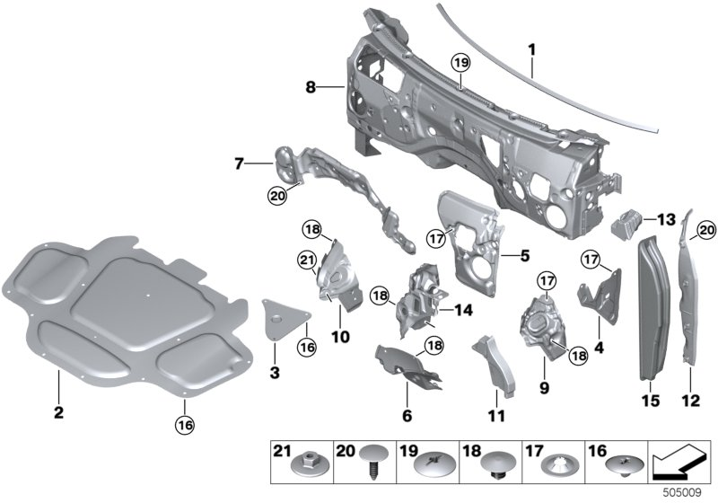 Sound Insulating Engine Hood 51487214657 Compatible With BMW For X7 G07 (2019-25)