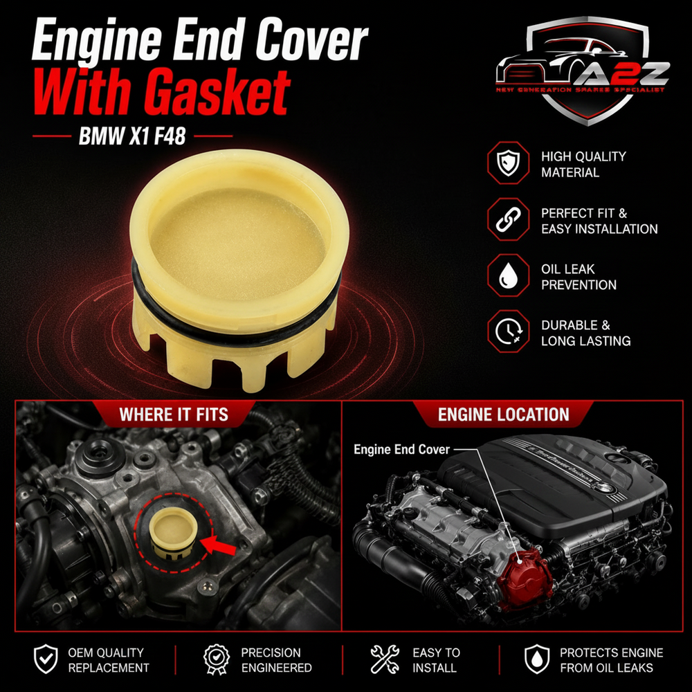 Engine End Cover With Gasket 11117797932 Compatible With BMW X1 F48