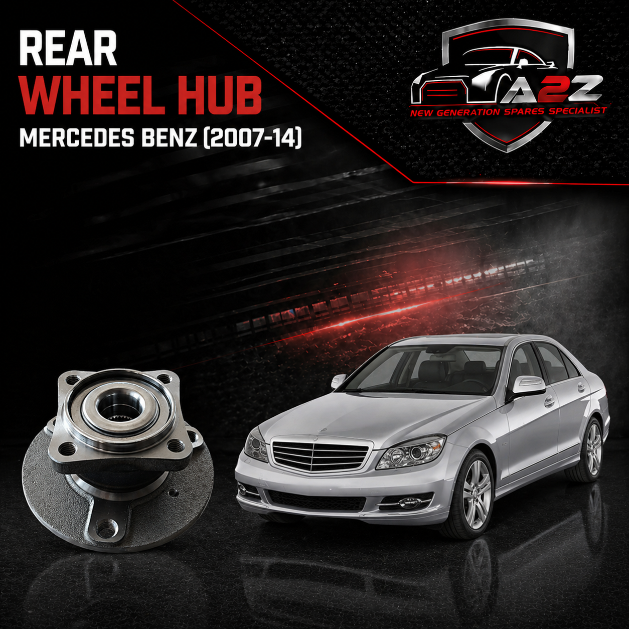Rear Wheel Hub 4513500135 Compatible With Mercedes Benz W451
