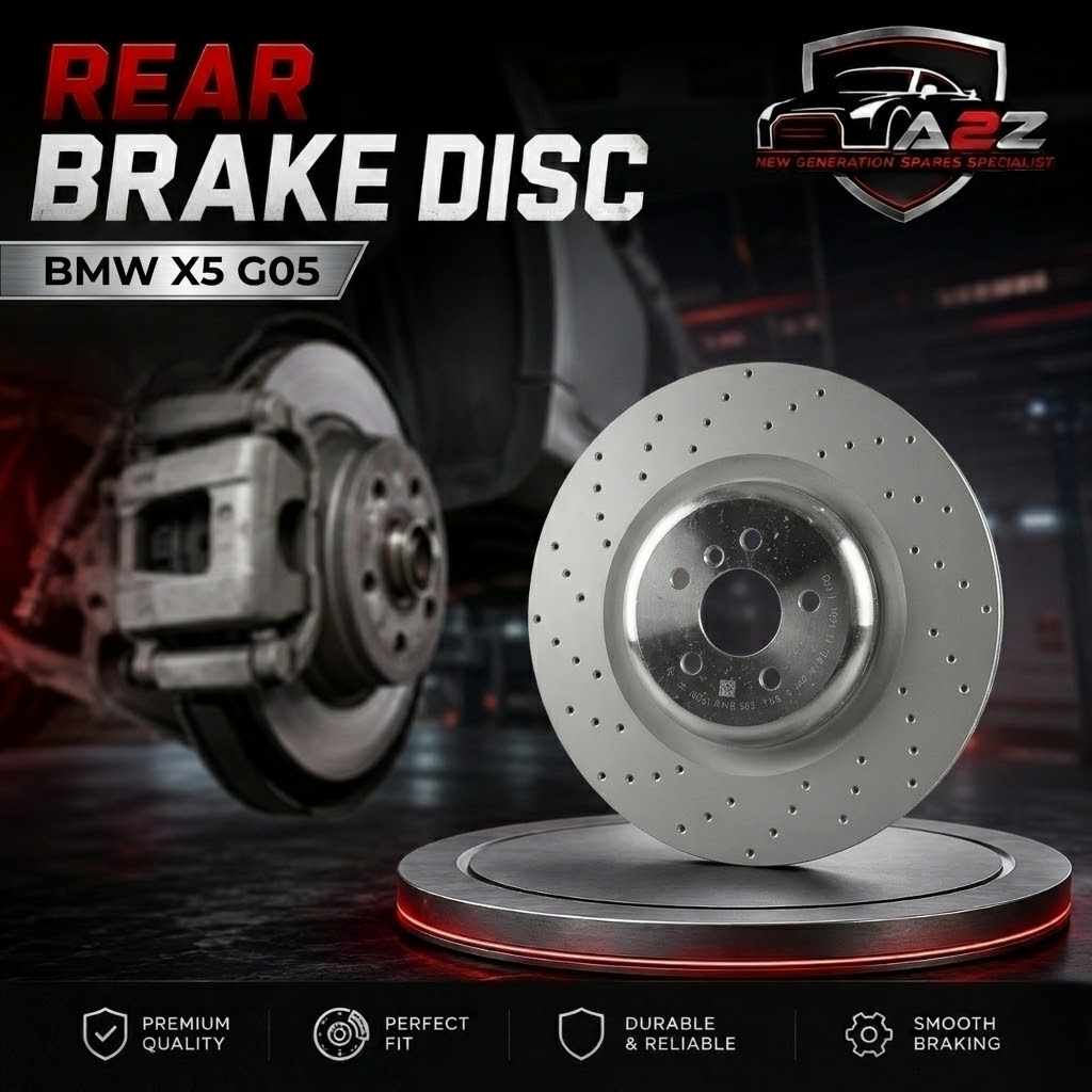 Rear Brake Disc Left 34206896221 Compatible With BMW X5 G05