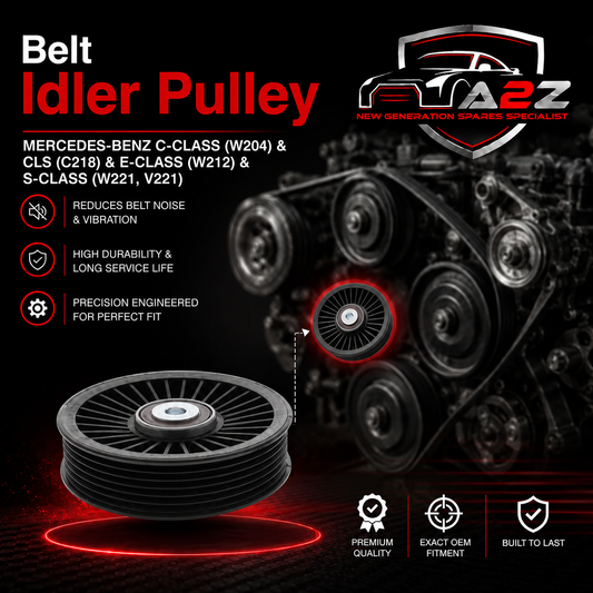 Belt Idler Pulley 11927HG00A A6112300142 Compatible with MERCEDES-BENZ C-CLASS (W204) & CLS (C218) & E-CLASS (W212) & S-CLASS (W221, V221) Tag no : 14