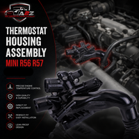 Thermostat Housing Assembly 11537534521 Compatible With MINI R56/R57 Tag-E-81