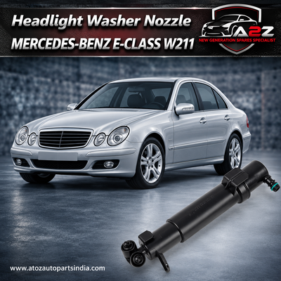 Headlight Washer Nozzle Compatible With MERCEDES-BENZ E-CLASS W211 Headlight Washer Nozzle Left 2118600547 A2118600547 & Right 2118600647 A2118600647