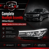 Complete Headlight Headlamp Assy Left 63117408719  & Right 63117408720 (Without Blaster) Compatible With BMW 7 Series G11/G12 (2016-2019) Tag No.79
