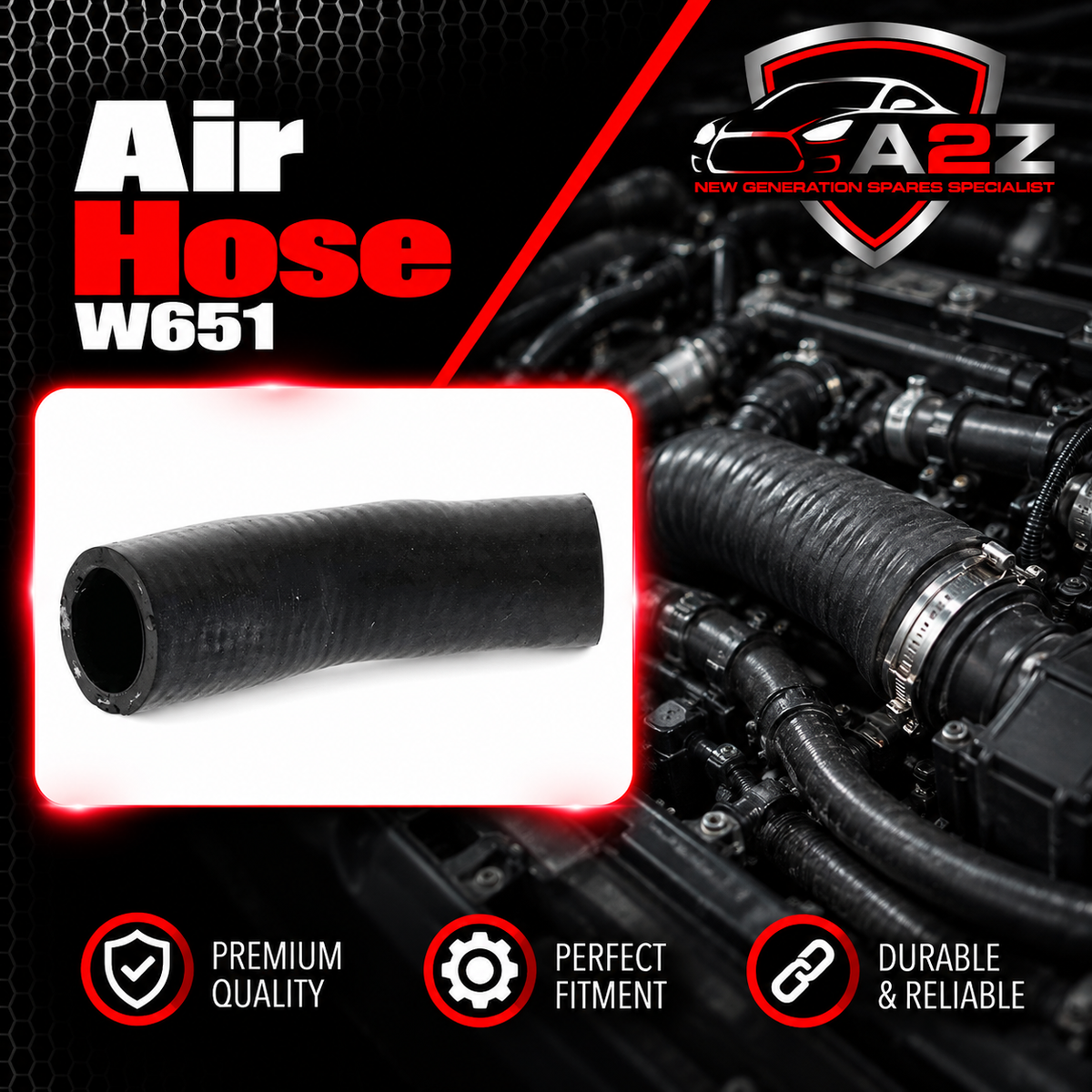 AIR HOSE 6512032182 Compatible With Marcedes Benz W651