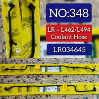 Coolant Hose Pipe LR034645 Compatible With Land Rover L462 / L494 Tag No.348