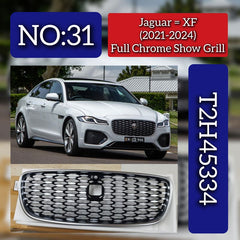 Full Chrome Show Grill T2H45334 Compatible With Jaguar XF (2021-2024) Tag No.31
