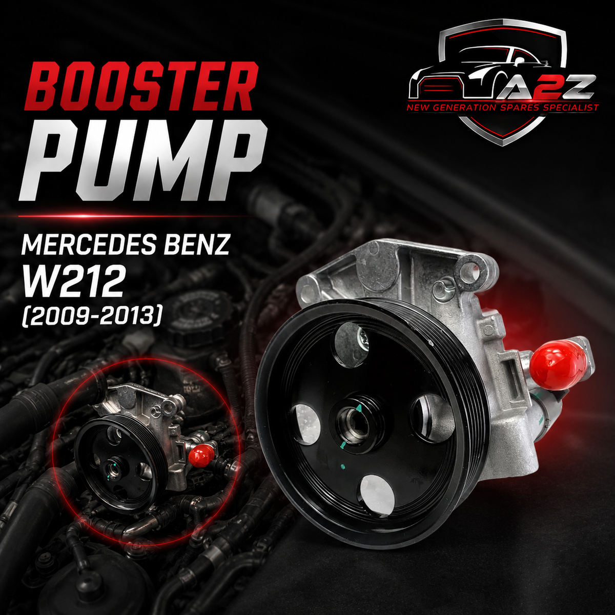 Booster Pump 0064664401 Compatible With Mercedes Benz W212