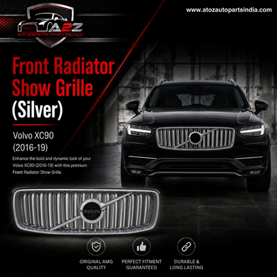 Front Radiator Show Grille (Silver) 31425934 Compatible With Volvo XC90 (2016-19)