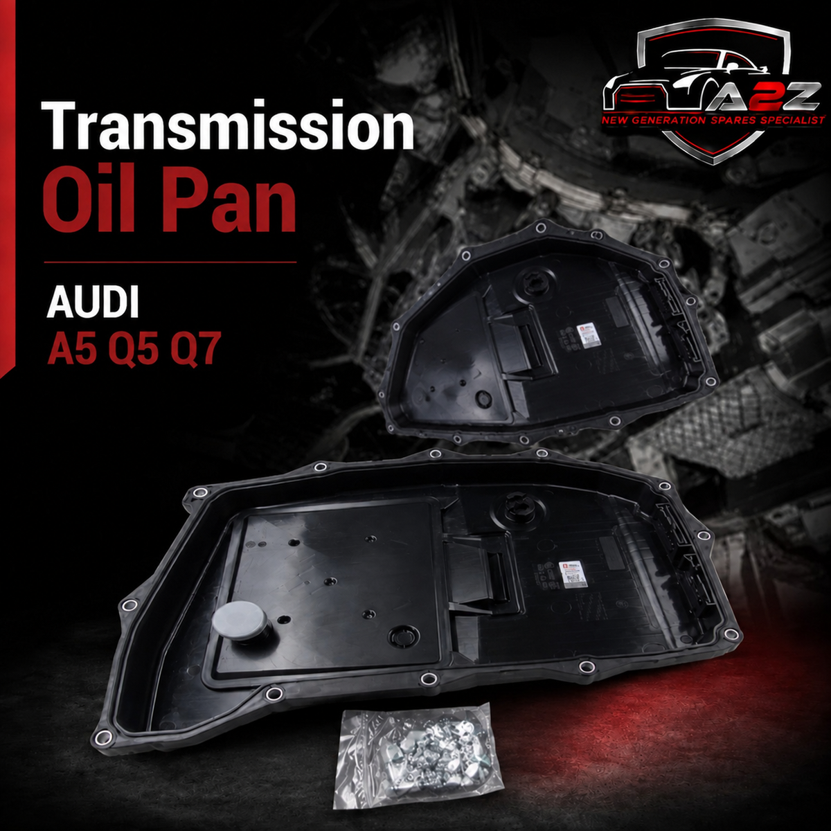 Transmission Oil Pan 0D5398009 0D5398009C 0D5398010 D5398009 D5398009C D5398010 1103298006 Compatible With AUDI A5 Q5 Q7 Tag-OP-22