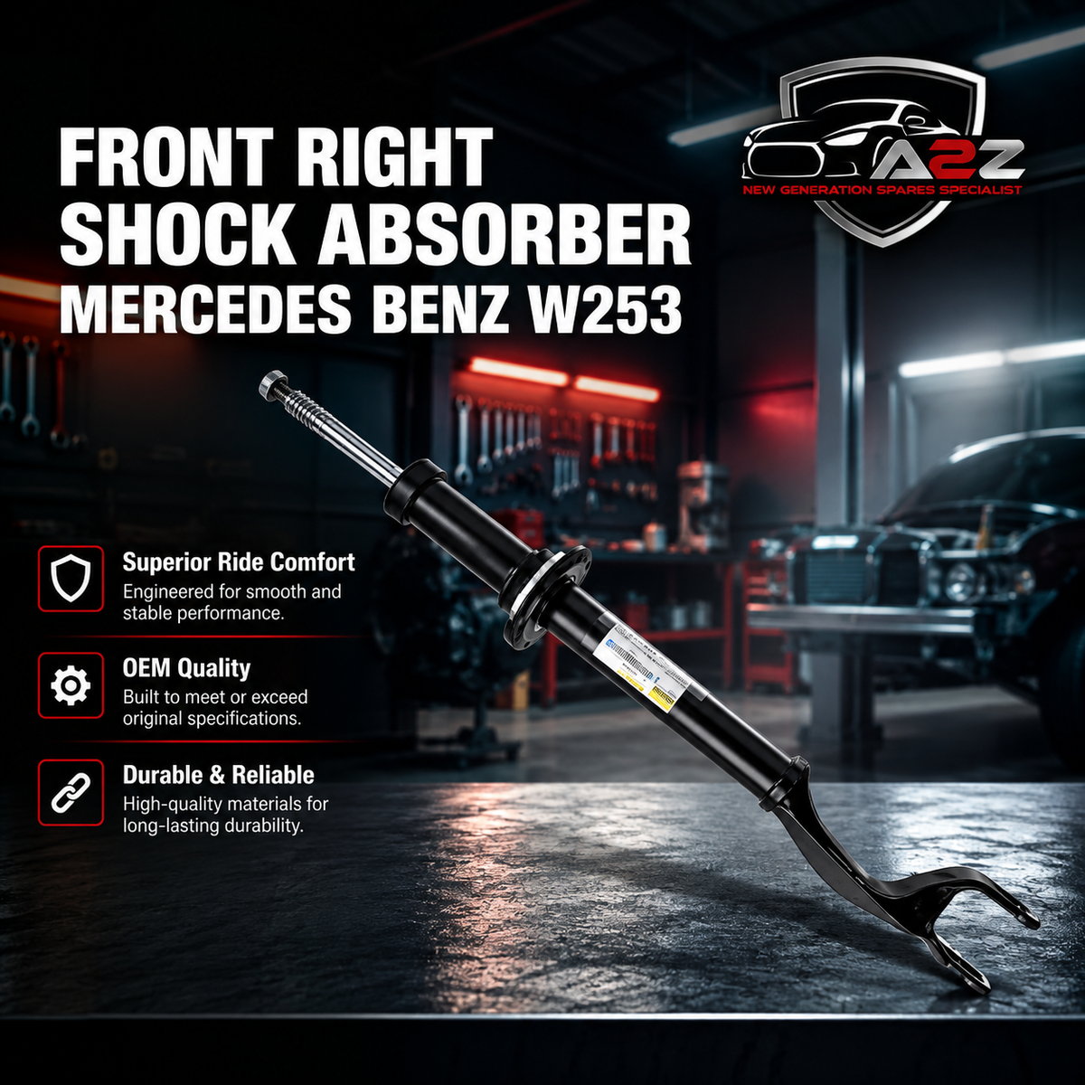 Front Right Shock Absorber 2533200830 Compatible With MERCEDES Benz W253