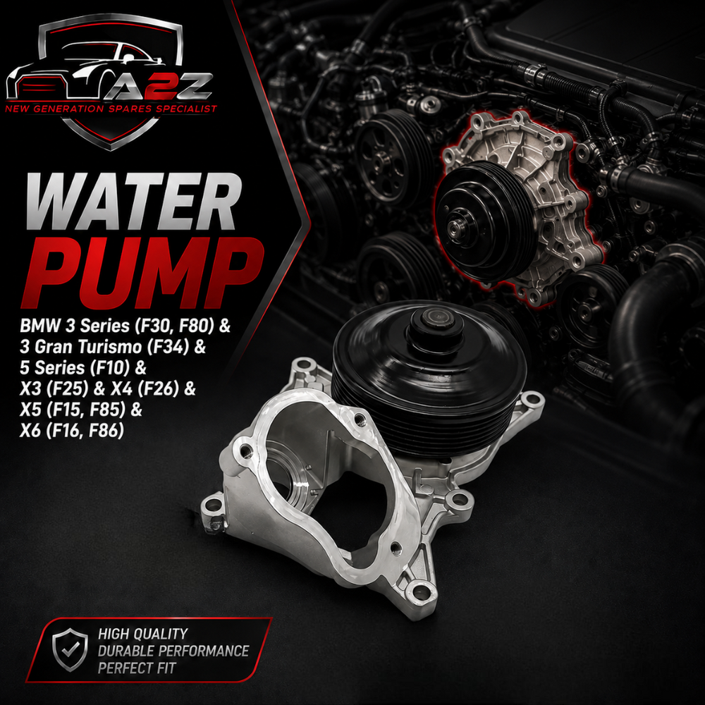 Water Pump 11518516205 8516205 Compatible With BMW 3 Series (F30, F80) & 3 Gran Turismo (F34) & 5 Series  (F10) & X3 (F25) & X4 (F26) & X5 (F15, F85)  & X6 (F16, F86) Tag No.82