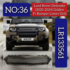 Golden Front Bumper Lower Grill LR133561 Compatible With Land Rover Defender (L663) (2020-2024) Tag No.36