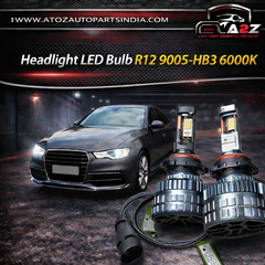 Headlight LED Bulb R12 9005 6000K (Pack of 2) Tag No.8