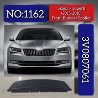 Front Bumper Spoiler 3V0807061 Compatible With Skoda Superb (2015-2018) Tag No.1162