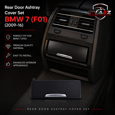 Rear Door Ashtray Cover Set Left 51429169047 Right 51429169048 Compatible With BMW & BMW 7 (F01) & 7 SERIES F02 2009-2016 & 3 SERIES F30 2012-2018