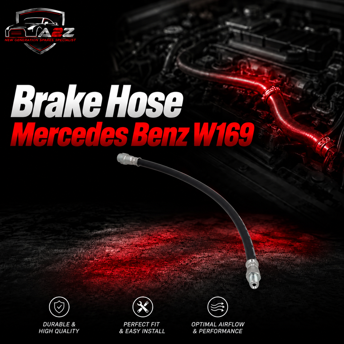 Brake Hose 1694280035 A1694280035 Compatible With Mercedes Benz W169