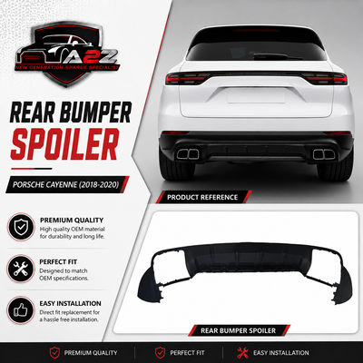 Rear Bumper Spoiler 9Y0807834B OKI Compatible With Porsche Cayenne (2018-2020) Tag No.234