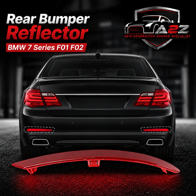 Rear Bumper Reflector Compatible With BMW 7 Series F01 F02 Rear Bumper Reflector Left 63147311179 & Right 63147311180 Tag-RB-51