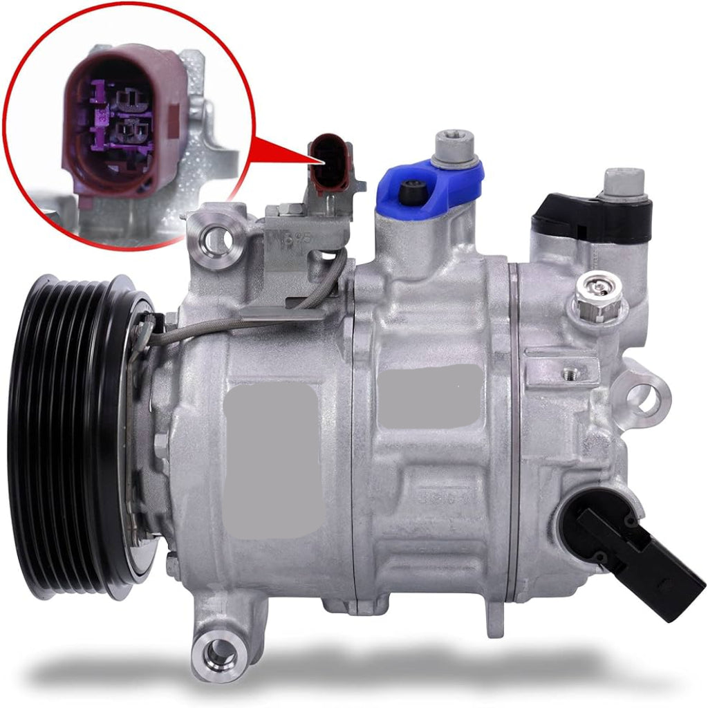 AC Compressor 4371008030 & DCP02098 & 8T0260805F & 8T0260805P & 8T0260805S Compatible With AUDI & A4 B8 (8K2) | A4 / S4 & Q5 (8RB) Tag.205