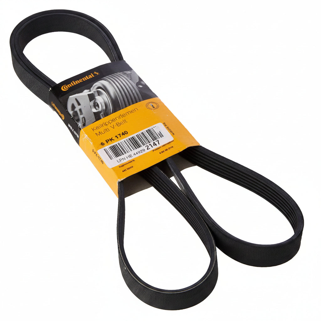 Multi Rib Belt 6PK1740 6Q0260849A Compatible With SKODA FABIA II (542) (CONTINENTAL)