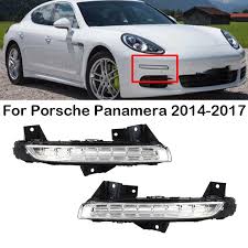 Fog Light Fog Lamp Compatible With Porsche PANAMERA 2014-2017 Fog Lamp Left 97063108152 & Right 97063108252 Tag-FO-155