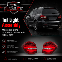 Tail Light Assy Left A1669060102 & Right A1669060202 Compatible With Mercedes Benz GLS/GL-Class (W166) (2015-2019) Tag No.123