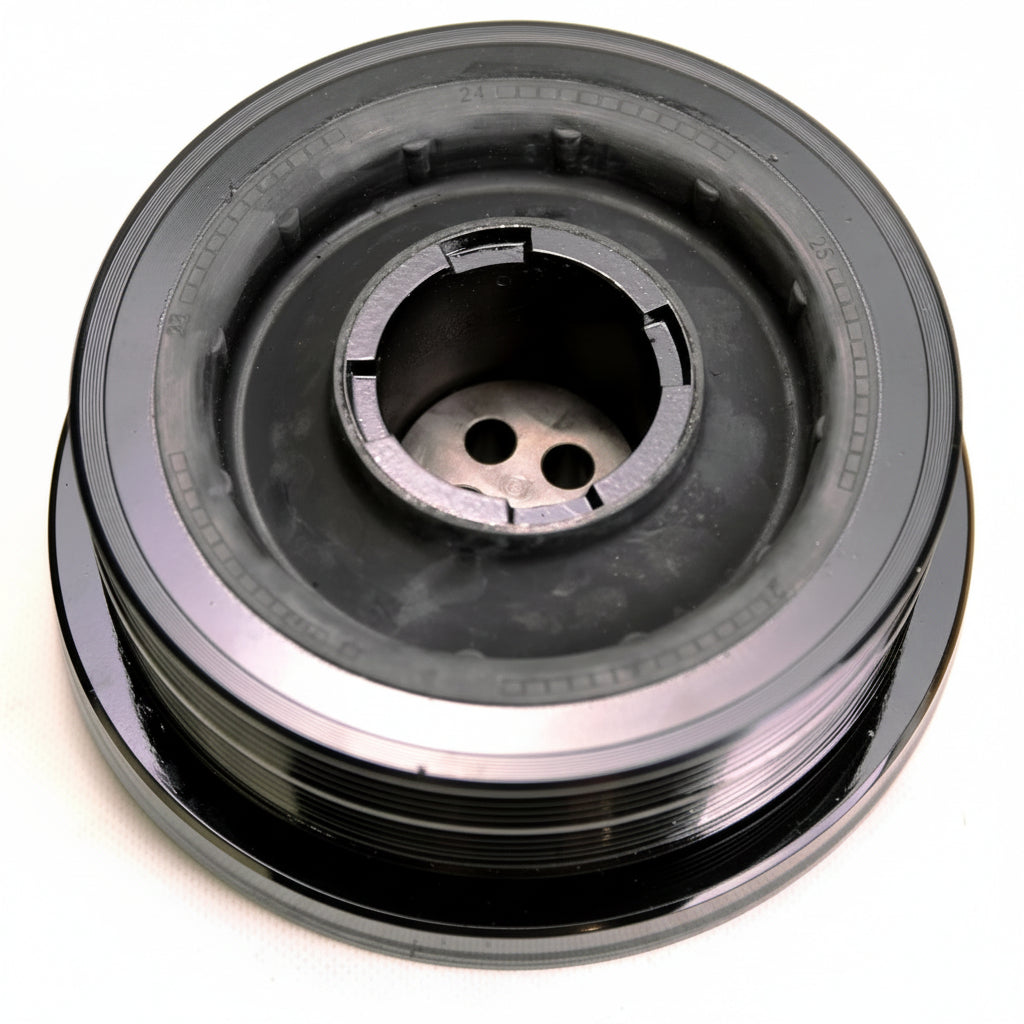 Belt Pulley VD1105 11237788611 Compatible With BMW 3 Convertible (E93), 5 (E60), 7 (E65, E66, E67), X5 (E70), X6 (E71, E72) (CONTINENTAL)