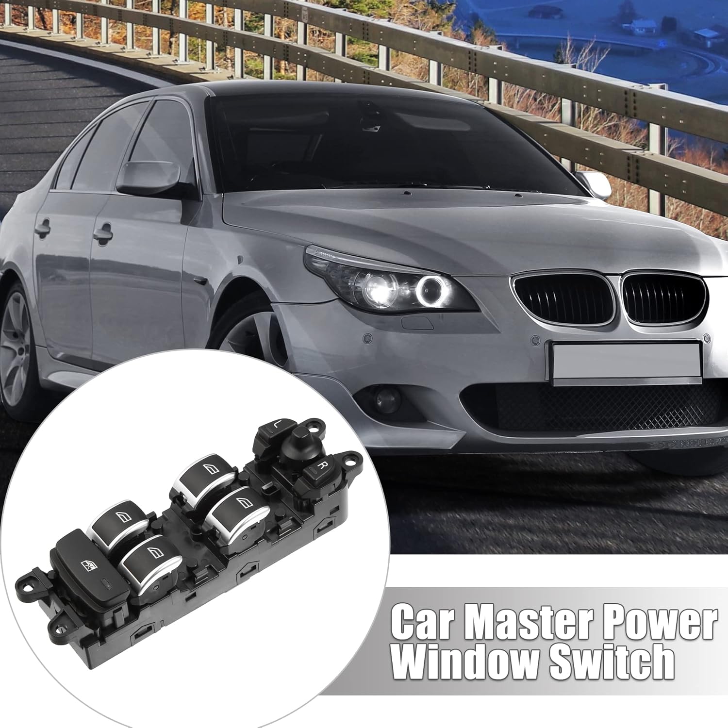 Master Power Window Switch Front Driver Side 31415675 Compatible With Volvo S60 XC60