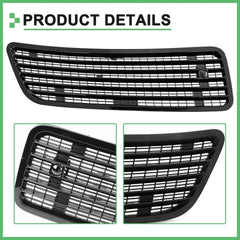 Hood Air Vent Grille Cover Set Left 2218800305 & Right 2218800205 Compatible With MERCEDES BENZ S-CLASS (W221)
