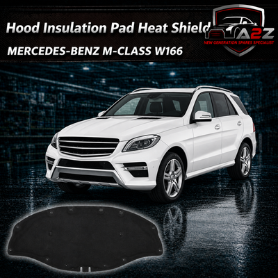 Hood Insulation Pad Heat Shield 1666820126 A1666820126 Compatible With MERCEDES-BENZ M-CLASS W166 Tag No.4