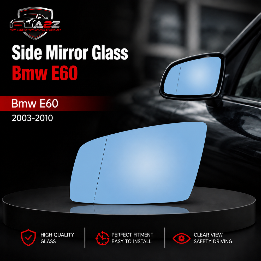 Side Mirror Glass Compatible With Bmw 5 Series E60 Left