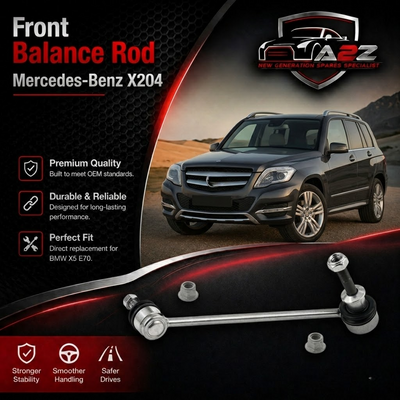 Front balance rod ball head Left 2043200789 A2043200789 Right 2043202289  Compatible With Mercedes-Benz X204 & GLK