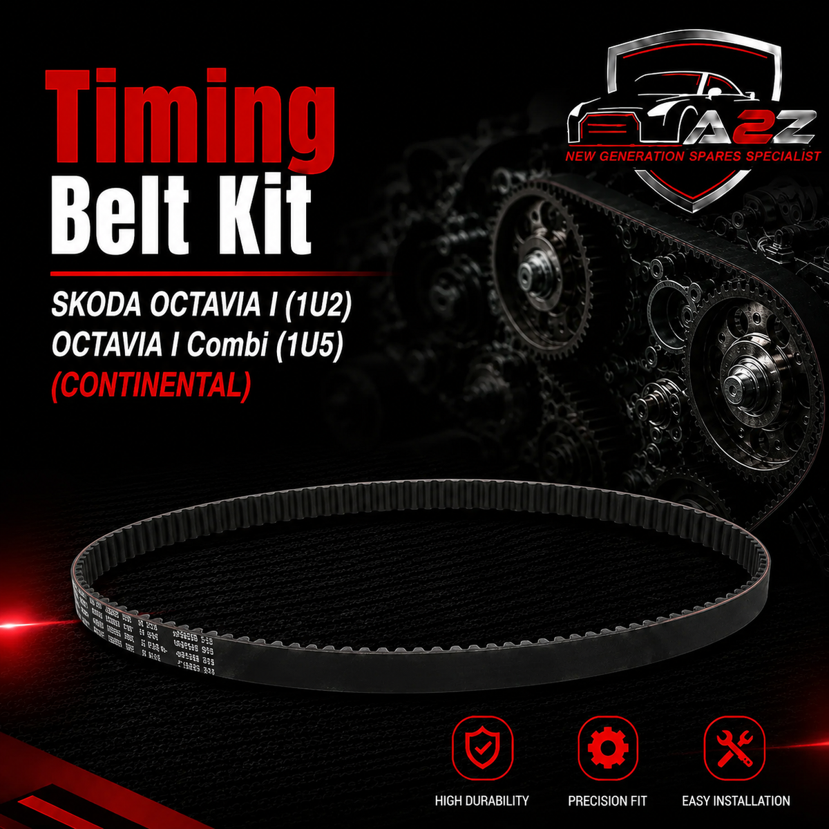 Timing Belt Kit CT1044K1 038198119E Compatible With SKODA OCTAVIA I (1U2) OCTAVIA I Combi (1U5) (CONTINENTAL)