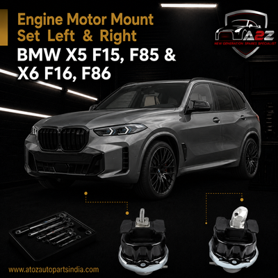 Engine Motor Mount Set Compatible With BMW X5 F15, F85 & X6 F16, F86 Engine Motor Mount Left 22116853103 & Right 22116853104